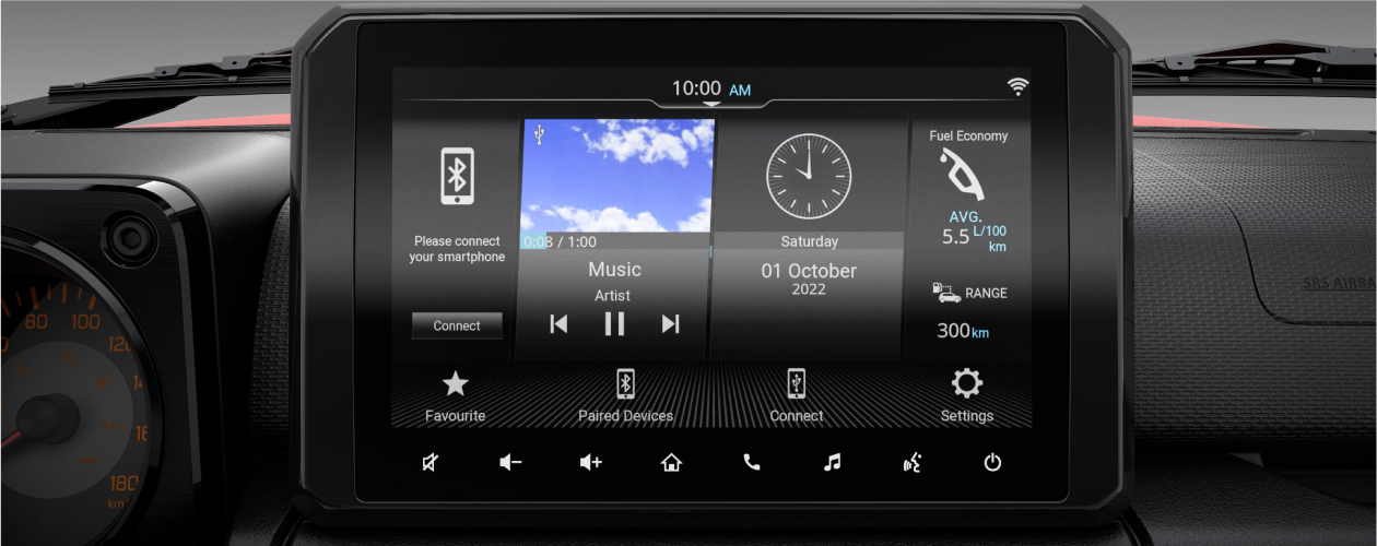 Pantalla Multimedia del nuevo Jimny 5 Puertas